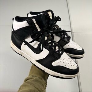 Nike Dunk High Retro black and white Men's Shoes size 10.5 used